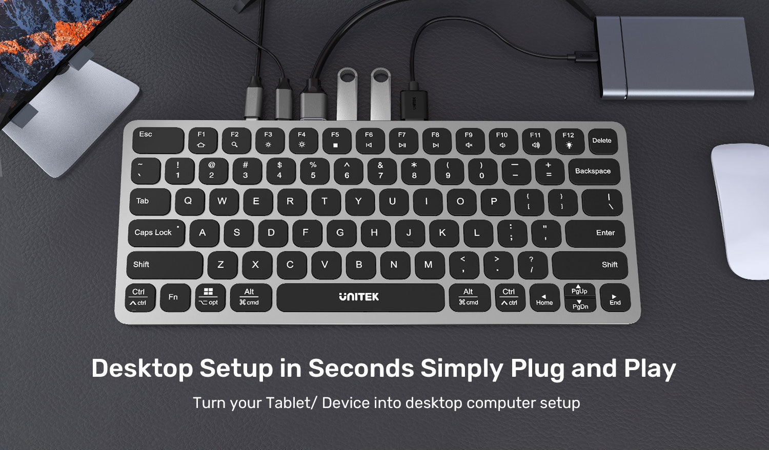 9-in-1 USB-C Keyboard Hub