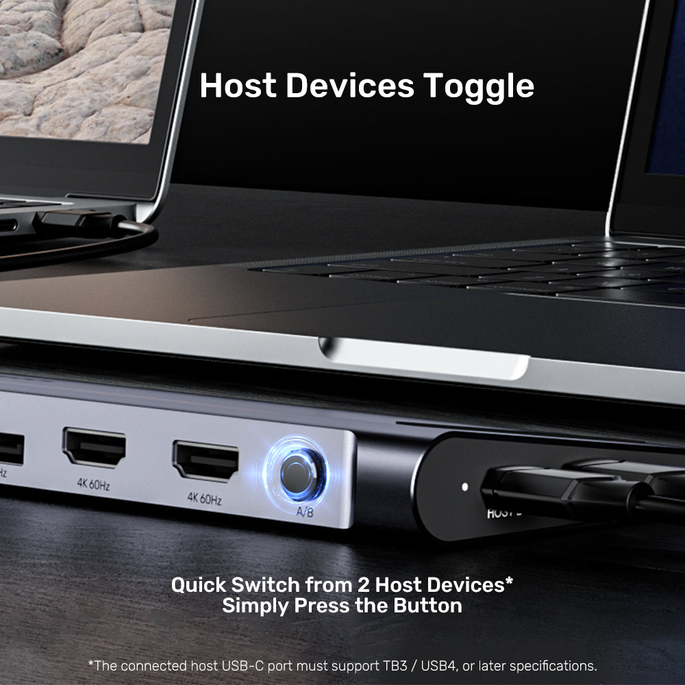 uHUB15+ USB-C 三螢幕 4K KVM 擴展塢