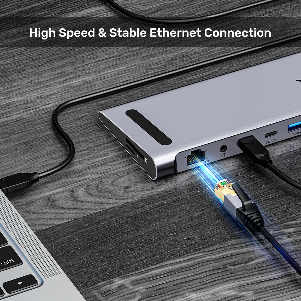uHUB15+ USB-C 三螢幕 4K KVM 擴展塢
