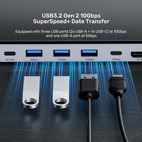 uHUB15+ USB-C 三螢幕 4K KVM 擴展塢