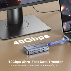 全功能 USB4 鑰匙扣型充電線 (240W快速充電)