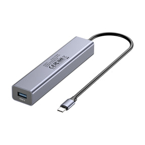 uHUB S7+ 7合1 USB-C 集線器 連三個 USB-C 10Gbps 口和 4 個 USB-A 5Gbps 口