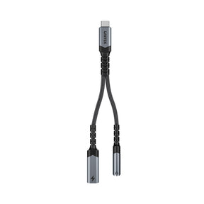 USB-C to 3.5mm Audio and PD Charging Adapter