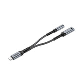 USB-C to 3.5mm Audio and PD Charging Adapter