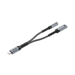 USB-C to 3.5mm Audio and PD Charging Adapter