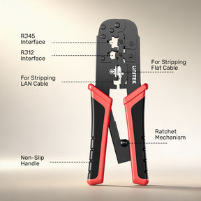 4P/6P/8P 多功能棘輪網絡電纜壓接工具