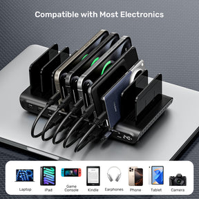 uCharge 240W 10端口USB智能充電站