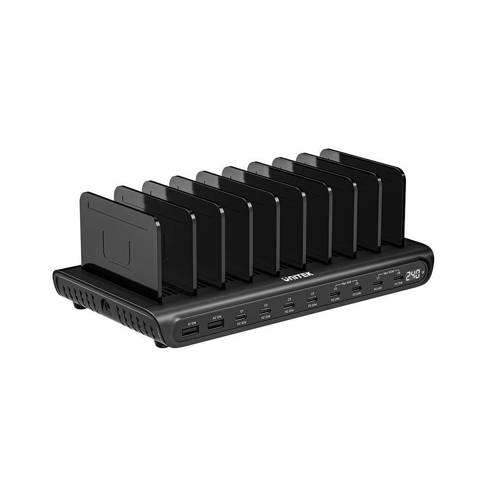 uCharge 240W 10端口USB智能充電站