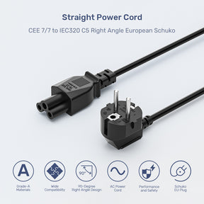 Straight Power Cord