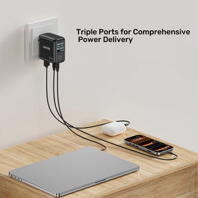 Rexo 140W 4 端口智能顯示 GaN 充電器