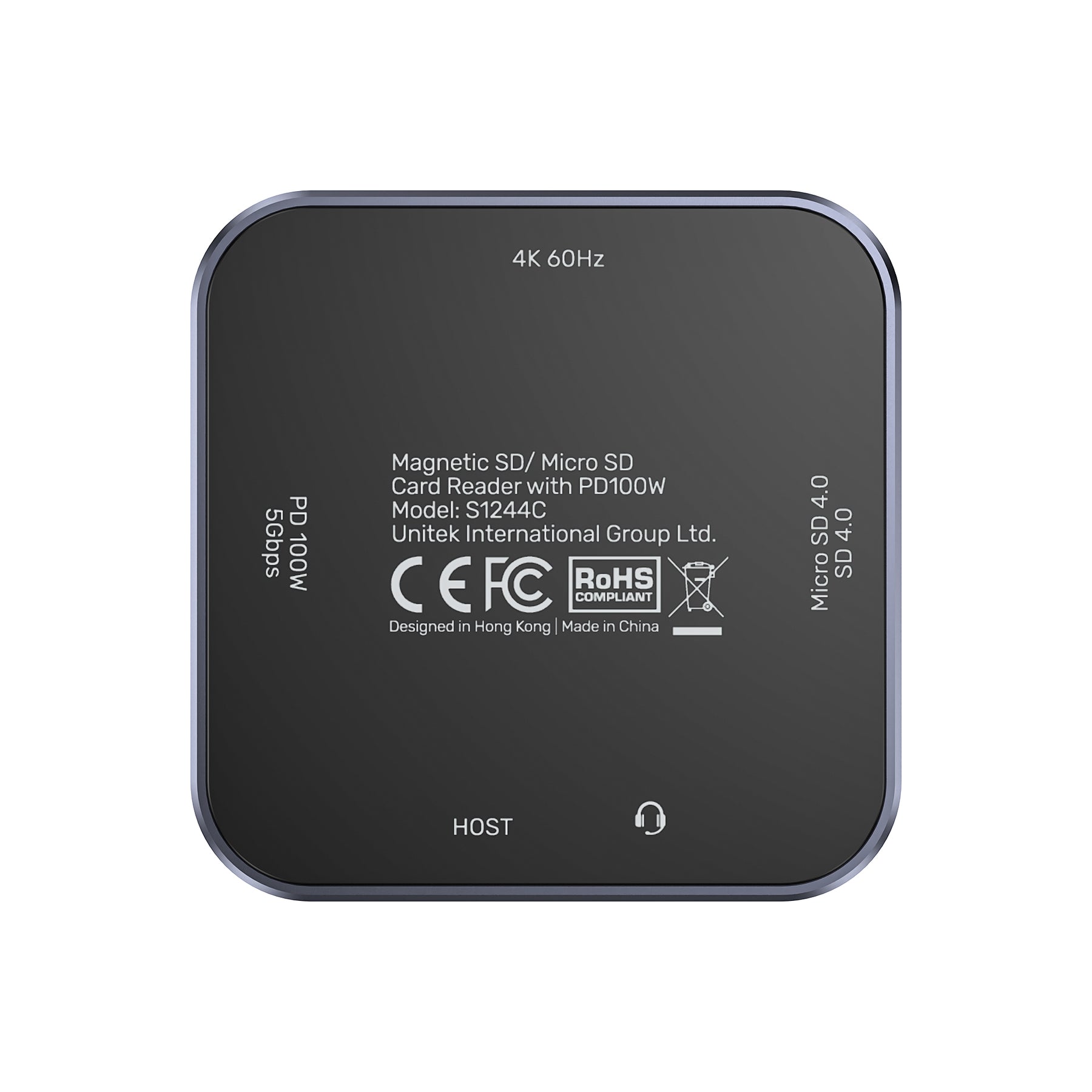 Magnetic SD/ Micro SD Card Reader with PD100W