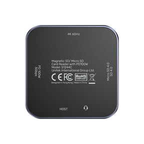 Magnetic SD/ Micro SD Card Reader with PD100W