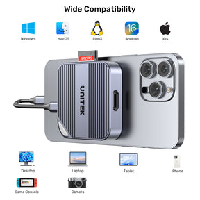 Magnetic SD/ Micro SD Card Reader with PD100W