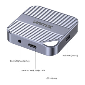 Magnetic SD/ Micro SD Card Reader with PD100W