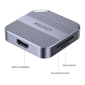 Magnetic SD/ Micro SD Card Reader with PD100W