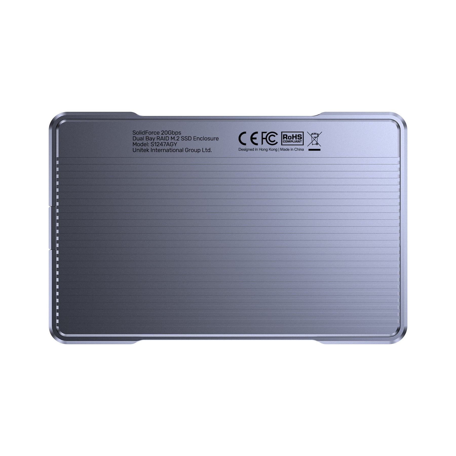 SolidForce 20Gbps 雙槽 RAID M.2 SSD 硬碟盒