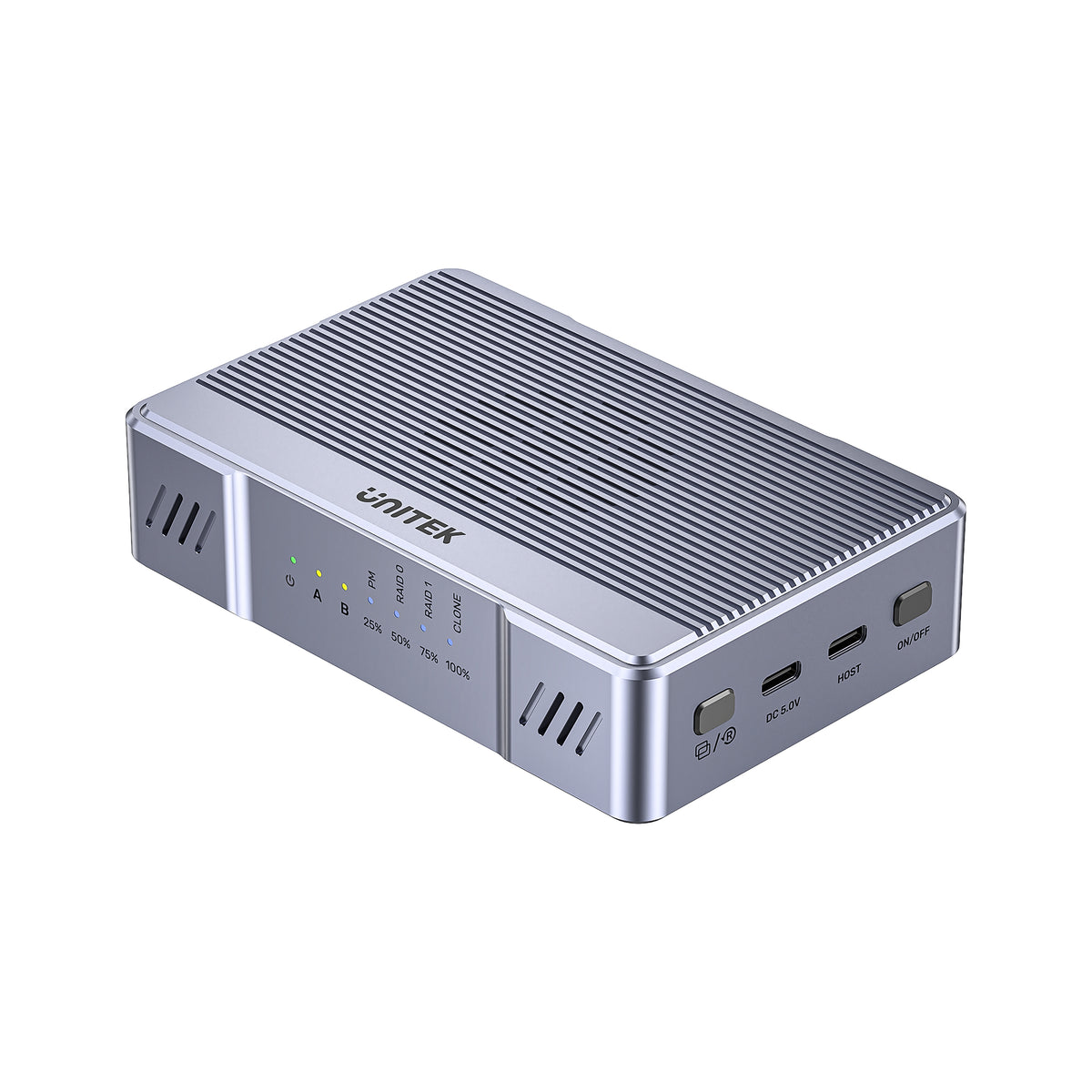 SolidForce 20Gbps 雙槽 RAID M.2 SSD 硬碟盒