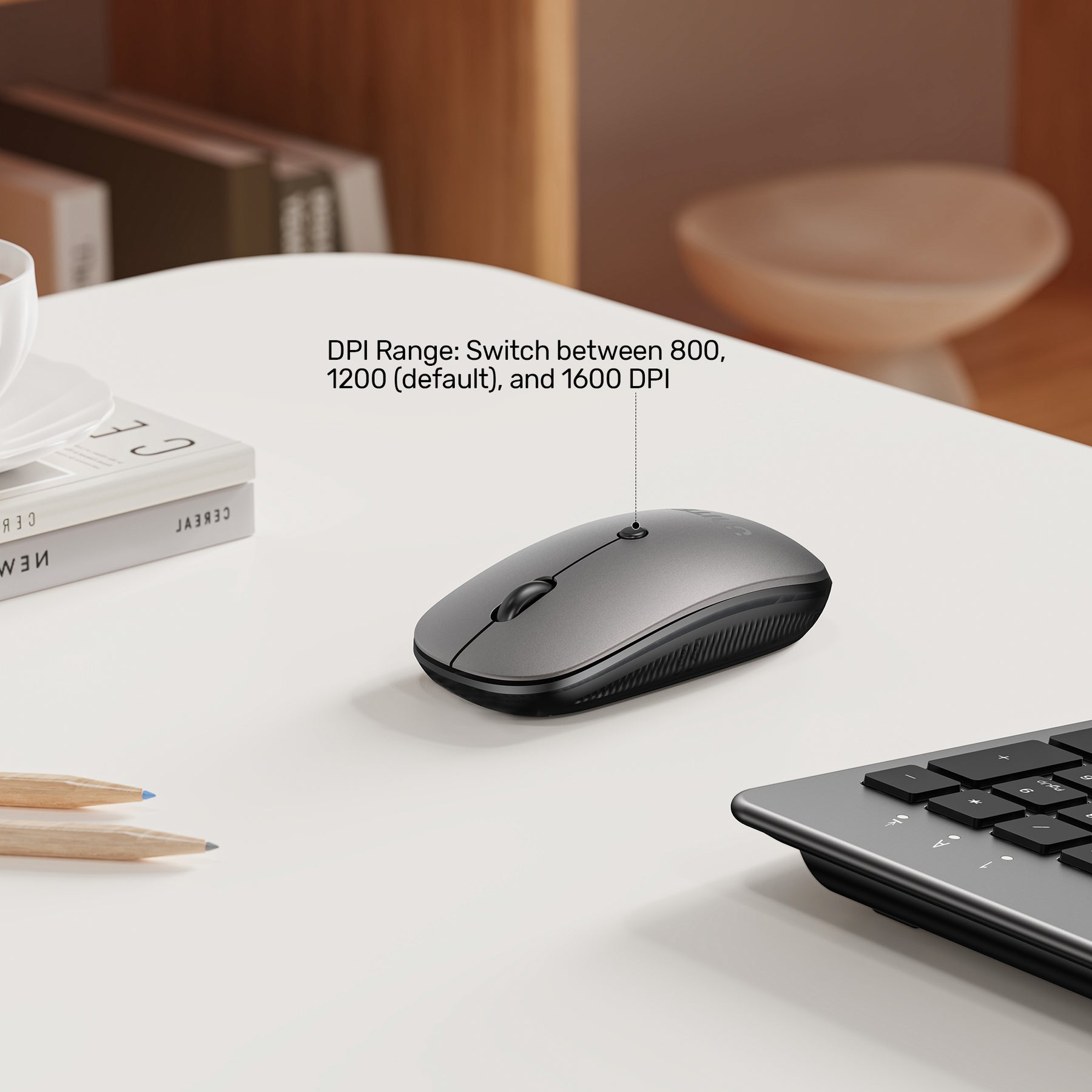 SlimDuo 2.4GHz 無線鍵盤和無線滑鼠組合