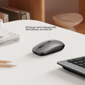 SlimDuo 2.4GHz 無線鍵盤和無線滑鼠組合