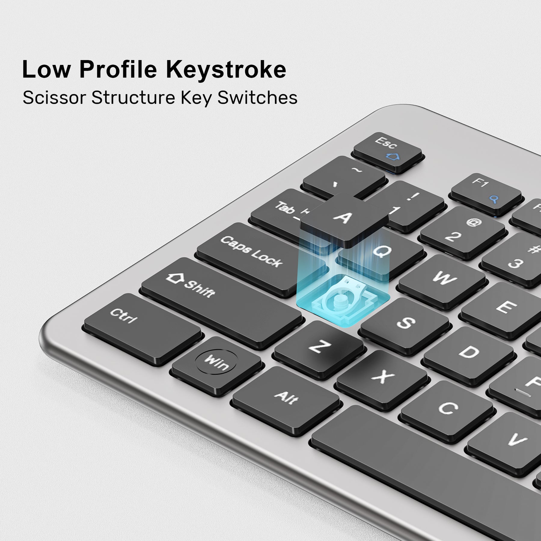 SlimTap超輕有線鍵盤（104個按鍵）