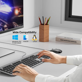 SlimTap超輕有線鍵盤（104個按鍵）