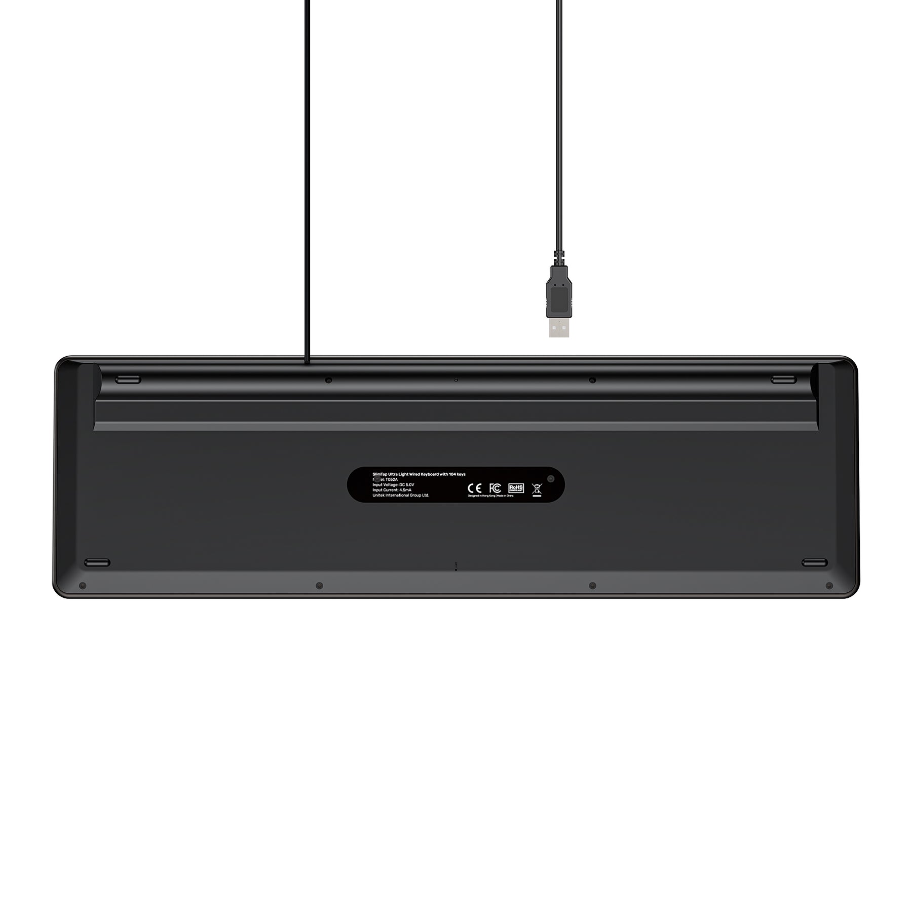 SlimTap超輕有線鍵盤（104個按鍵）