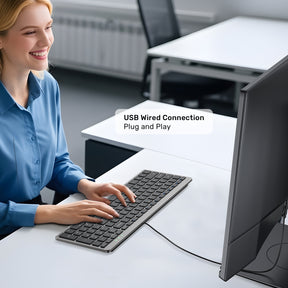 SlimTap 超輕有線鍵盤（99個按鍵）