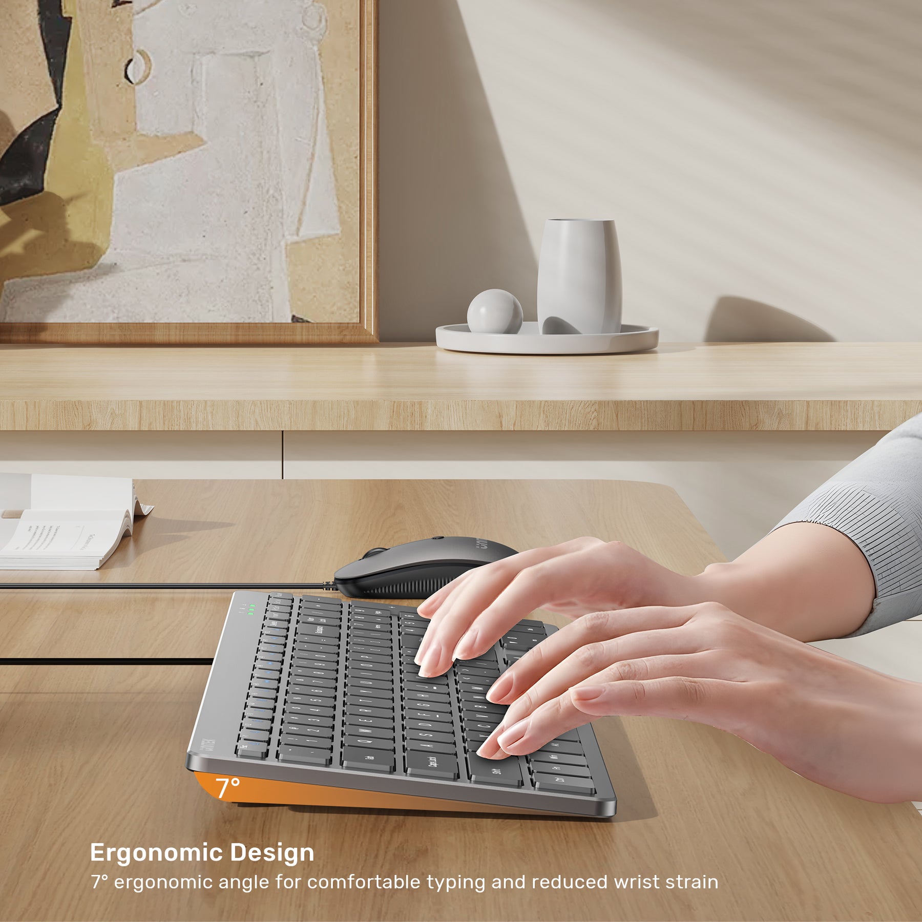 SlimTap 超輕有線鍵盤（99個按鍵）