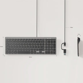 SlimTap 超輕有線鍵盤（99個按鍵）