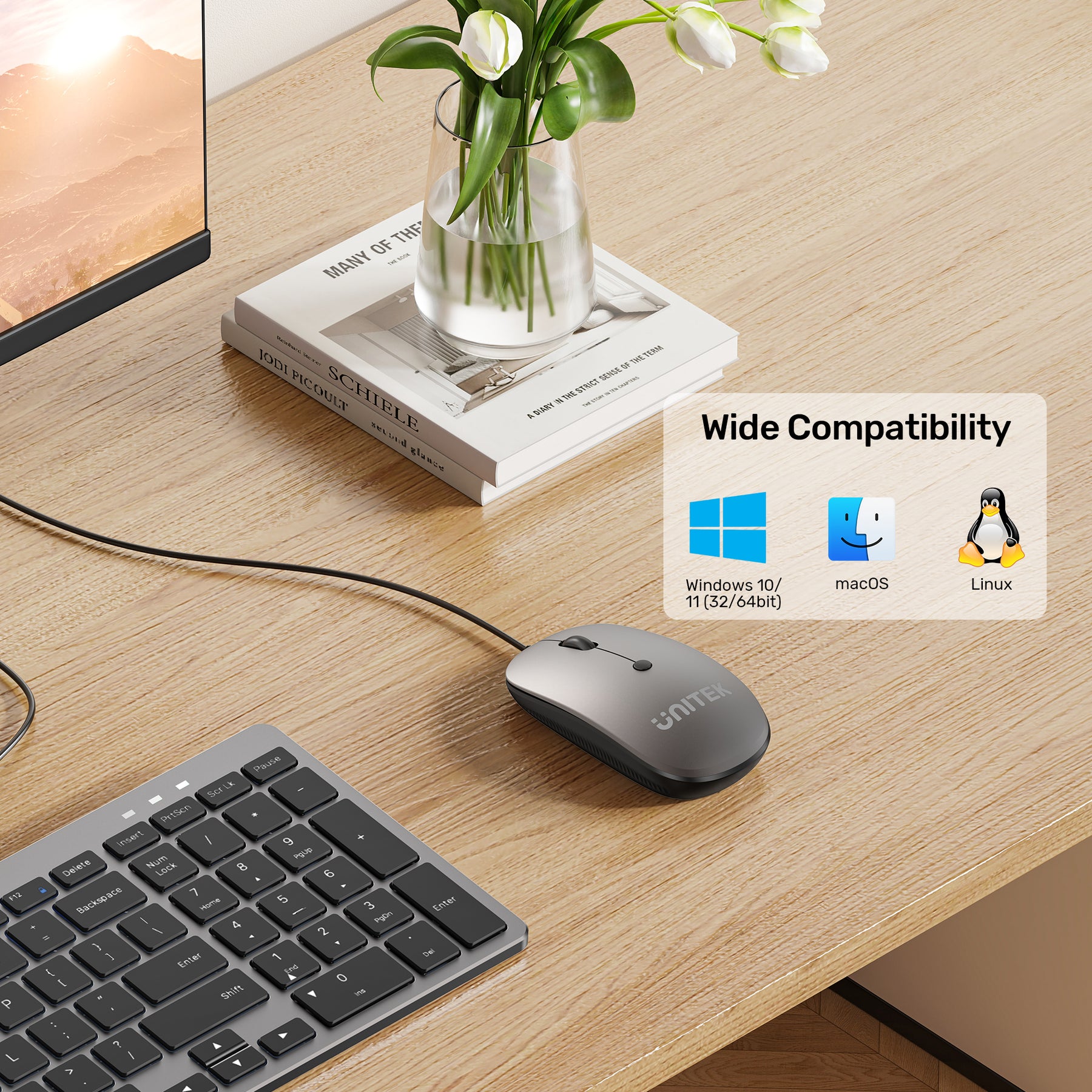 SlimTrack 有線光學滑鼠