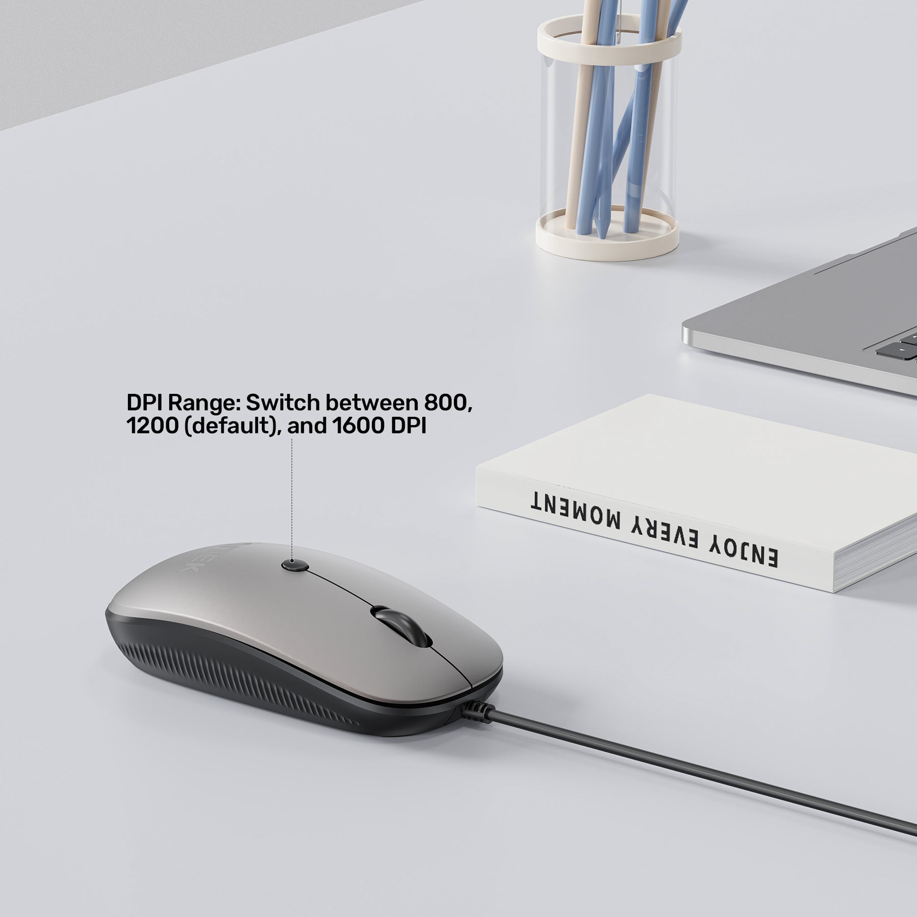 SlimTrack 有線光學滑鼠