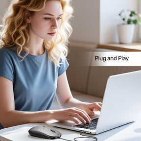 SlimTrack 有線光學滑鼠