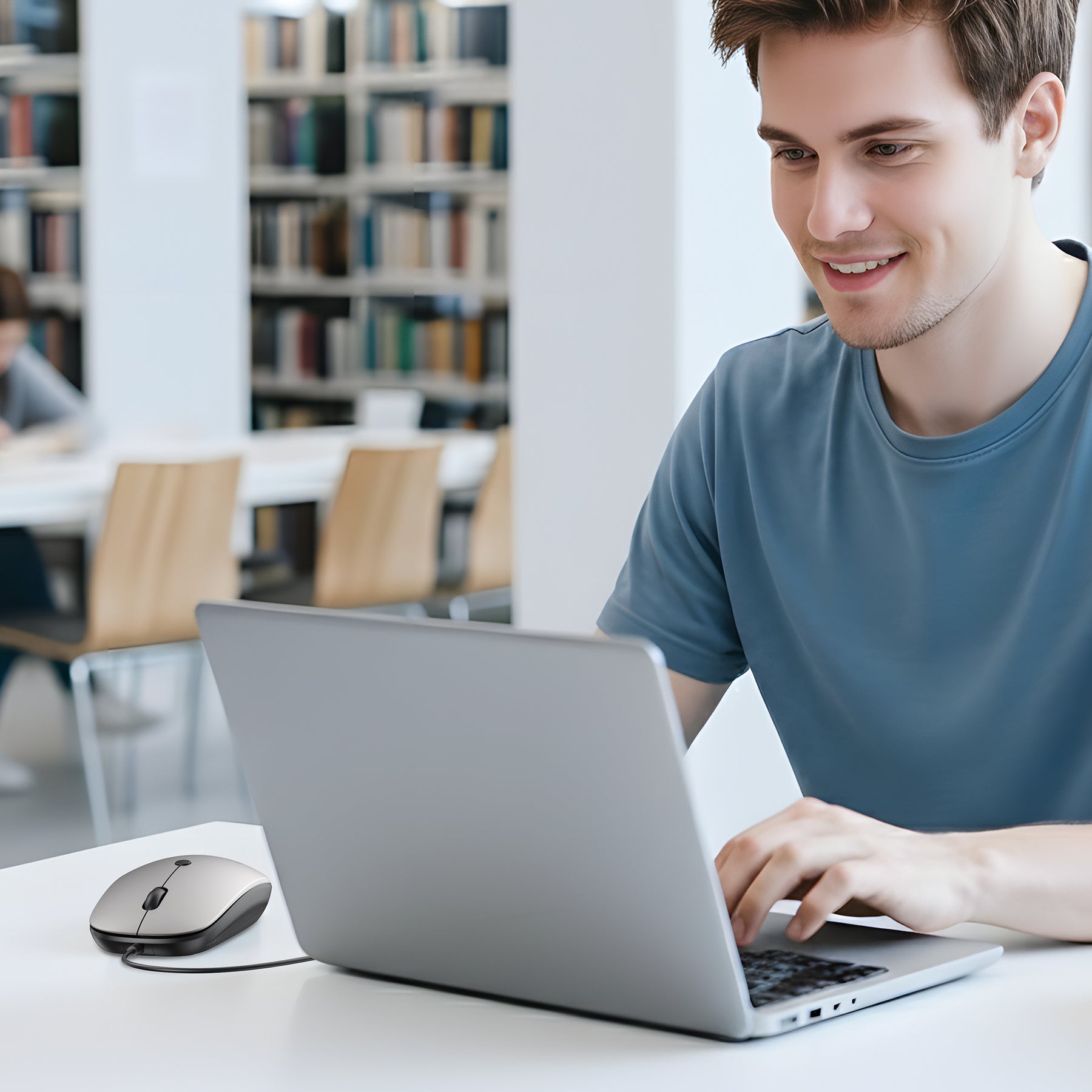 SlimTrack 有線光學滑鼠