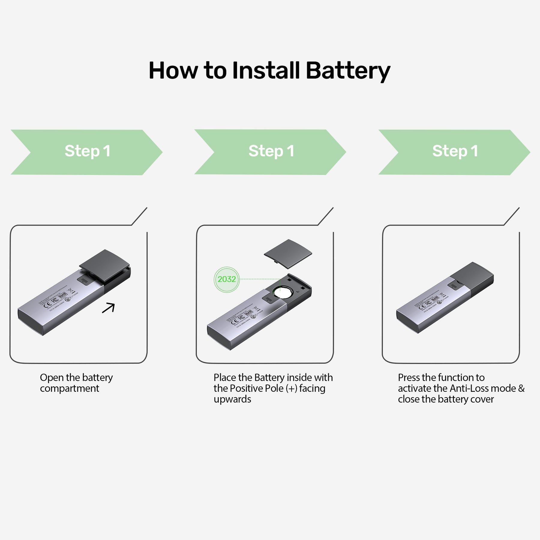 SolidForce Smart Anti-Loss M.2 SSD Enclosure