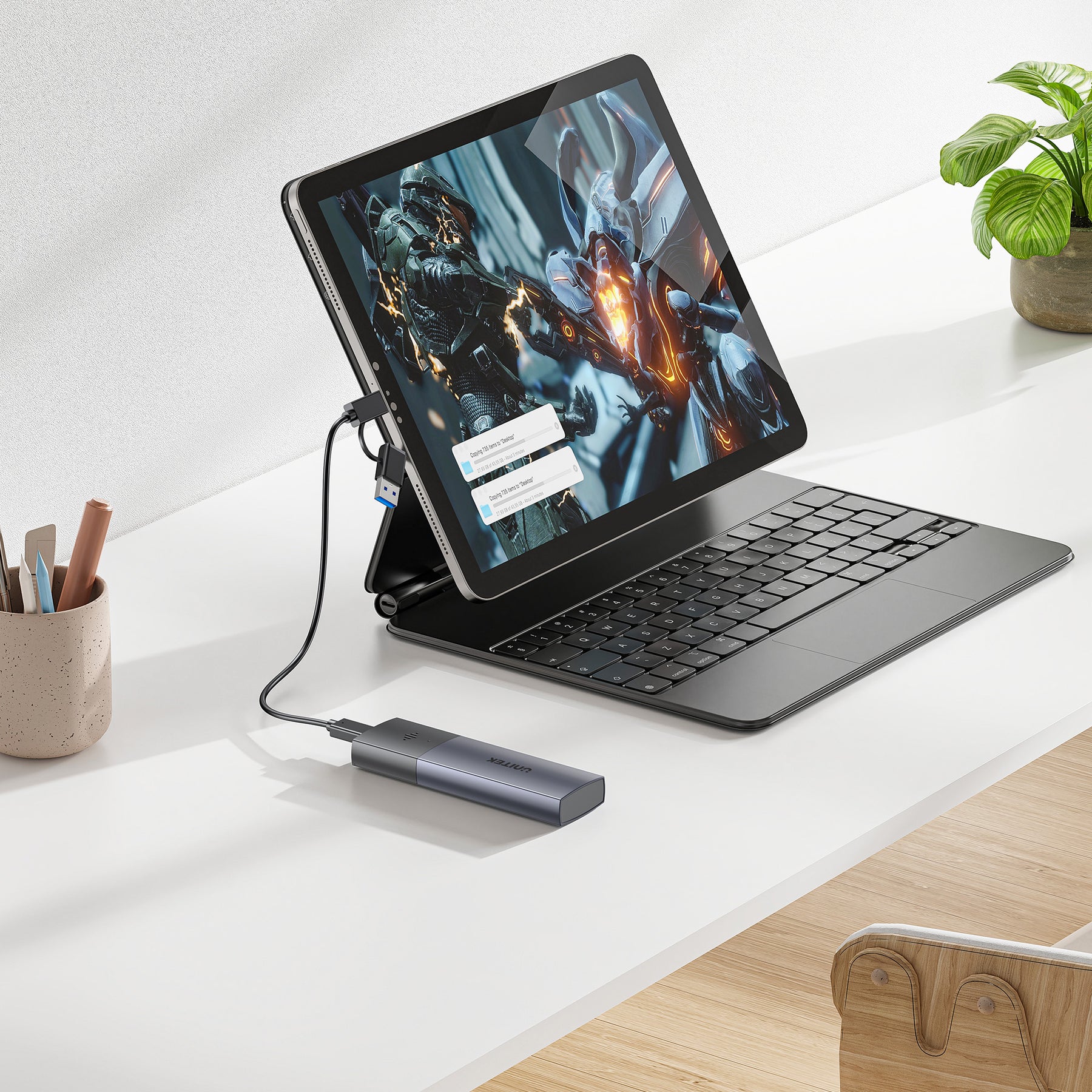 SolidForce Smart Anti-Loss M.2 SSD Enclosure