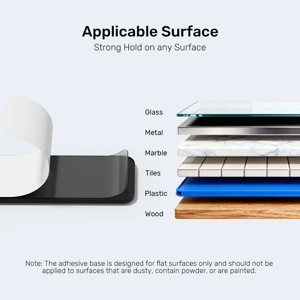 SnapHold Magnetic Cable Clips with Base
