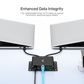 100米 USB 5Gbps 以太網延長器（帶集線器）