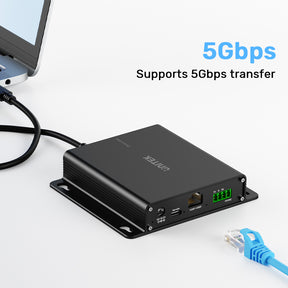 100米 USB 5Gbps 以太網延長器（帶集線器）