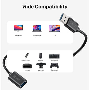 USB 3.0 公頭 to 母頭延長線