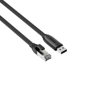 USB 2.0 to RJ45 Console Rollover Flat Cable