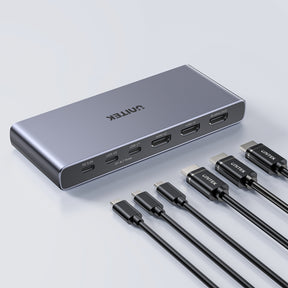 4K HDMI/ USB-C Switch 4 In 1 Out