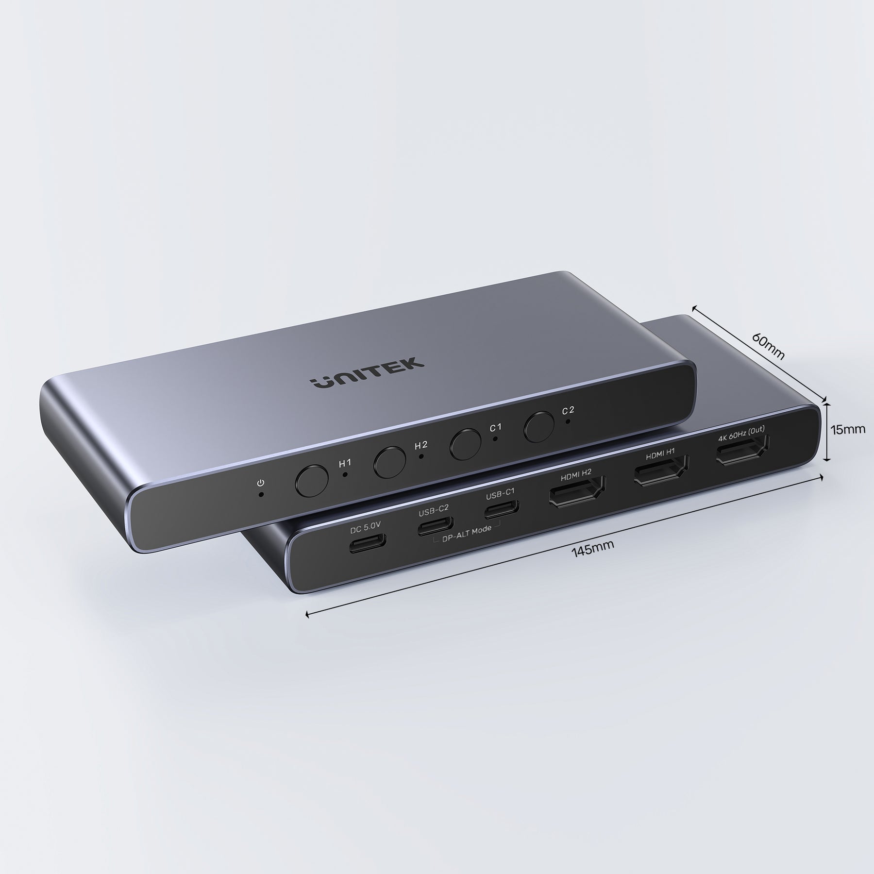 4K HDMI/ USB-C Switch 4 In 1 Out