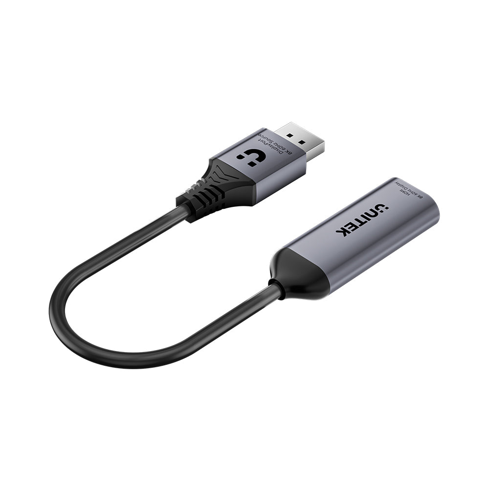 8K 60Hz DisplayPort to HDMI 2.1 Adapter