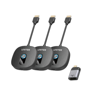 無線 1080p HDMI 發射器連雙接收器套裝