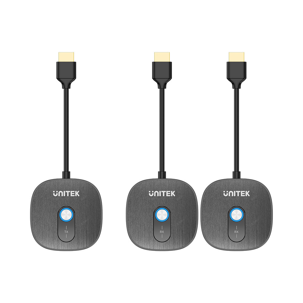 無線 1080p HDMI 發射器連雙接收器套裝