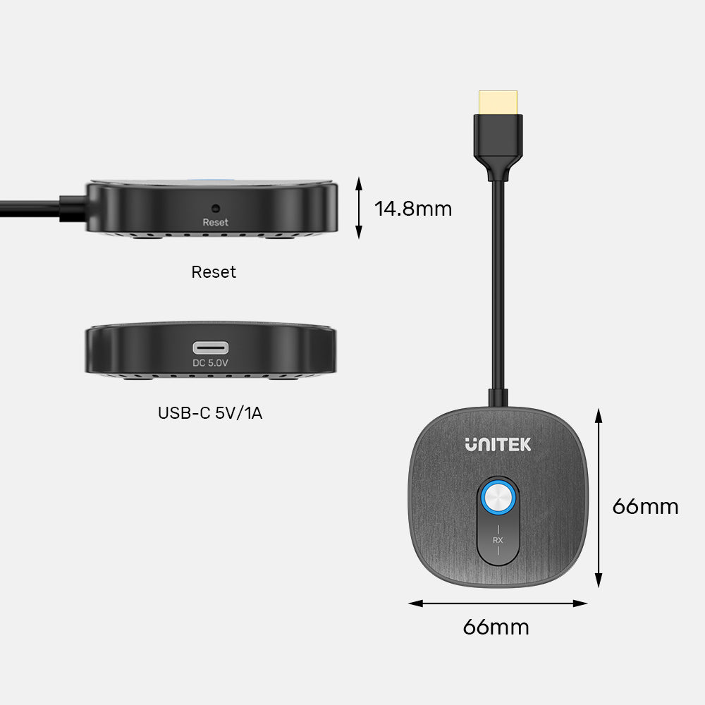 無線  1080p HDMI 接收器 （需與V1711A搭配使用）