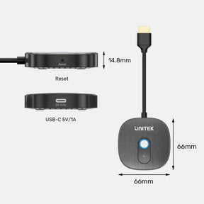 無線  1080p HDMI 接收器 （需與V1711A搭配使用）