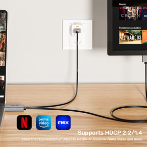 HDMI 轉 DisplayPort 4K 影音轉換線 (1.8M)