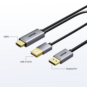 HDMI 轉 DisplayPort 4K 影音轉換線 (1.8M)