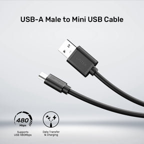 USB2.0 Male to Mini USB Cable